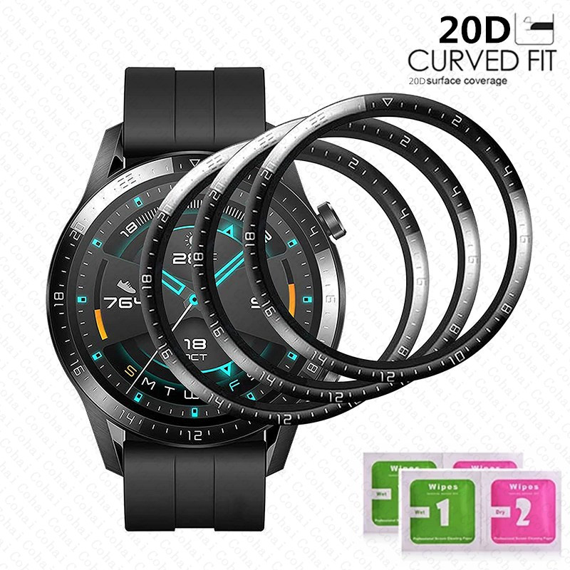 Curved Edge Screen - 화웨이 워치 GT 2 프로용 20D