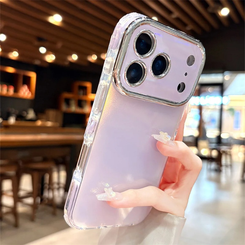 글리터 레이저 오로라 렌즈 캔디 컬러 광택 폰 케이스  - Camera Lens Protector 리뷰 및 가격
