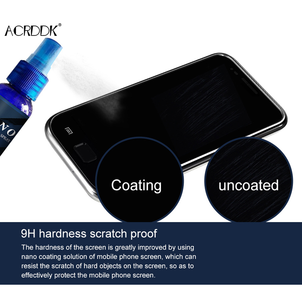 아이폰 화웨이 샤오미 원플러스용 나노 액체 유리 스크린 - Oleophobic Coating Spray 리뷰 및 가격